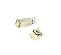 10200030002 Connecteur: HAN mâle + femelle socle + prise Han Kit PIN: 4 HARTING