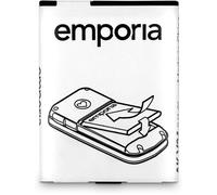 1020mah Li-Ion Batterie/Pile Noir - Pièces De Rechange De Téléphones Mobiles (Batterie/Pile, Noir, Lithium-Ion (Li-Ion), 1020 Mah, 3,7 V, Glam, Emporia Comfort)