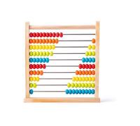 102190401 Abacus- Naturel avec Perles colorées, Multicolore 4154