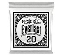 Ernie Ball 10220 - Corde acoustique au détail Everlast Phosphor Bronze - Filé rond 020