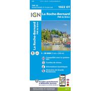 Carte de randonnée IGN TOP 25 n° 1022 OT - La Roche-Bernard, PNR de Brière