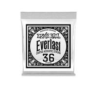 Ernie Ball 10236 - Corde acoustique au détail Everlast Phosphor Bronze - Filé rond 036