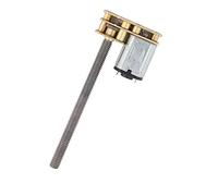 1024GA20 DC 6V 12V filetage Flip N20 moteur à engrenages M4 x 55mm arbre couple élevé moteur de réduction à faible bruit pour ascenseurs bras mécaniques jouets électroniques (Ø 100 tr/min)