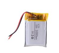 102535 3,7 V 1000 mAh, 1/2/3/5/10 pièces