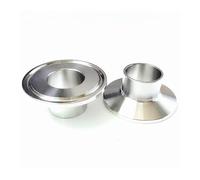 102mm 4" Pipe OD Butt Weld x4 Tri Clamp SUS 316L Stainless Steel Fitting Coupling Home Brewing Beer Wine