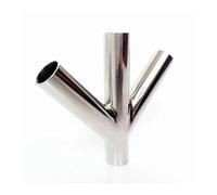 102mm 4" Pipe OD Butt Welding Oblique Y-Shaped 4 Way SUS 304 Stainless Fitting Spliter Homebrew Beer Wine