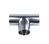 102mm Pipe OD Butt Weld Tee 3 Way Connector Pipe Fitting SUS304 Stainless Homebrew YZWRWRMKTB