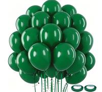 102Pcs Dark Green Balloon Bouquet,12 Inch Forest Vert Balloons with Emerald Green Balloon Arch Kit for Jungle Safari Party Decoration,Birthday Party, Baby Shower,Wedding,Christmas
