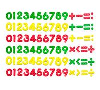 102pcs Nombres magnétiques pour Les mathématiques de Base Éducation Mathématiques (Fond d'étoiles)
