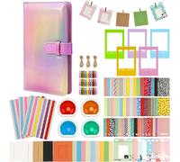 103 Pcs Instantané Caméra Accessoires Compatibles Avec Instax Mini Appareil Photo Instantané, Comprendre Album Photo/Filtre/Cadre Mural/Autocollant De Bordure/Cadre Photo Papier Ma[SHY9292675]