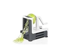 Lurch Coupe-légumes spirale 10317 – 3 lames – Plastique – Gris/Blanc