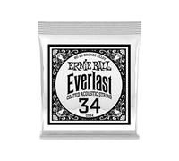 Ernie Ball 10334 - Corde acoustique au détail Everlast Bronze - Filé rond 034