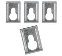 103693 Lot de 4 supports muraux pour IKEA PAX KALLAX METOD Plaque de montage murale Convient comme pièce de rechange pour IKEA PAX KALLAX METOD