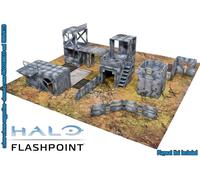 103731 HALO Flashpoint - Deluxe Set 3D De Terrain Terrain Construisible