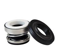 104-12 104-14 104-15 104-16 104-17 céramique carbone NBR caoutchouc pompe à eau simple bobine ressort soufflet arbre joint mécanique joints d'arbre(2Pieces 104-17)