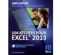 104 ateliers pour excel 2013 - Elisabeth Ravey - Micro Application - broché - Manuel