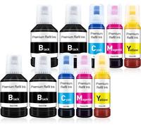 104 Encre Compatibles pour Epson 102 104 Cartouches d'encre pour Epson Ecotank ET-1810 ET-2821 ET-2810 ET-2812 ET-2820 ET-2850 ET-3850 ET-4800 ET-4850 ET-4856 ET-15000 ET-2856 ET-2862