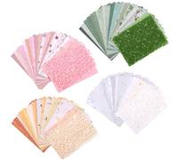 104 Feuilles Papier Scrapbooking Texturé Vintage, 4 Thèmes 14x10cm Papier Décoratif Gaufré pour Carnets Créatifs Carterie Collages et Fournitures de Journaling