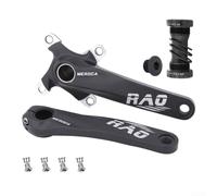 104 Pédalier de vélo en alliage d'aluminium usiné CNC compatible avec Gaint ATX770 XTC 750 Prend en charge les plateaux de pédalier 32T à 48T Convient pour une utilisation simple et double chaîne