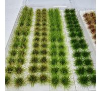 104 plantes/boîte Herbe statique en touffe Décor de scène de train miniature Touffes d'herbe décoratives 104 plantes/mélange 3#,104 plantes/mélange n° 1,104 plants/mélange 2#ABS