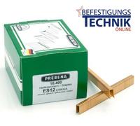 10400 Agrafes Prebena ES12CNKHA galvanisées pour 2XR-ES40 2P-ES40SDS KL-17