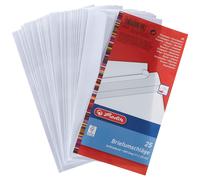 [10419307] herlitz paquet de 25 envellopes, format long, sans fenêtre, blanc