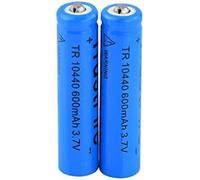 10440 Batteries Au Lithium Rechargeables. Batteries Li ION 3.7 V 600 MAh pour Le Contrôle De La Lampe De Poche.2 Pièces