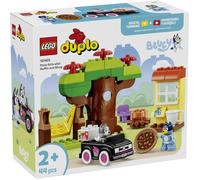 10469 LEGO® DUPLO Bluey Soeurs pizza avec muffin et bluey; jouets de construction avec voiture jouet, arbre, balançoire et 2 figurines