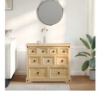 (10472)Moderne Commode Corona 101x45x82 cm bois massif de pin ,poid:32.2 kg