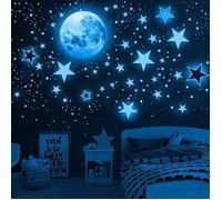 1049 Pièces Stickers Muraux Enfants Stikers Murals Lune Et Etoiles Phosphorescente Autocollant Mural Lumineux