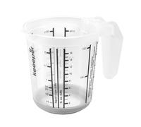 [1049013015500] keeeper Broc gradué "massimo", 0,5 litre blanc/nordic-grey