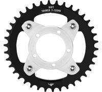 104bcd chaîne de moteur électrique et adaptateur 38T en alliage d'aluminium CNC coupe pour Bafang centrale d'entraînement du moteur BBS01 noir