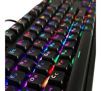 104Keys Touches ABS rétroéclairées transparentes pour clavier mécanique RVB