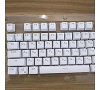 104Keys Touches ABS rétroéclairées transparentes pour clavier mécanique RVB