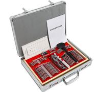 104pcs Kit de lentilles de test optique Kit d'optométrie Cadre de test à bord métallique Kit d'outils