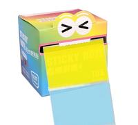 105 Notes Autocollantes Transparentes, Rouleau De Note Adhésive, 7,5 X 7,5 Cm Blocs-notes Autocollants, Apier De Note Réutilisable, Pour Étudier Et Écrire Dans Les Manuels Scolaires