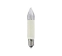 Konstsmide Petite ampoule en forme de bougie 1052-020 E10 8 V claire 2 pièces