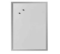 Herlitz Tableau blanc magnétique 60 x 80 cm – Argent