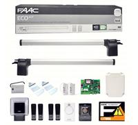 105632445 FAAC Eco Kit Set 230V Green Grille Battant Automation Automatisme