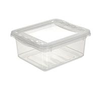 [1057400100000-4] OKT Lot de 4 Boîtes de Rangement Plastique BASIXX 1,7 Litre...