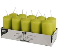 Papstar 10585 Round Green 10pc (s) Wax Candle Wax Candles (90 mm, 4 cm, 85 g, 10 pc (s))