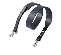106-110 cm Sangle de sac réglable pour sacs, 3,8 cm de large universelle de rechange bandoulière en cuir pour sac à main, bandoulière, accessoires - Bleu marine
