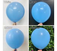 106 Pcs Ballons Bleus Clair Ballon En Latex 5 10 12 18 Pouces Kit De Guirlande Ballon Bleu Mat Avec Ruban Pour Garçons Hommes Filles Fête D'Anniversaire Baptême Douche Bébé Baby Shower Décorations