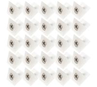 106 Pièces Cale de Fond de Tiroir en Plastique Blanc, Équerre L | Renfort D'angle Inférieur pour Meuble, Fixation Simple, Résistance à L'usure, Lot Vis