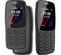 106 unlocked 4GB Dual Sim 2018 Gris Foncé avec Lampe Torche LED Radio FM Grand Bouton Téléphone