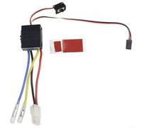 1060-RTR Contrôleur de vitesse électronique ESC brossé 60 A pour voitures télécommandées à l'échelle 10, design étanche avec connecteur Tamiya, compatible avec 2-3S (WP1060-60A)