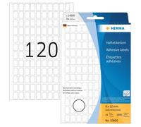 [10600] HERMA Etui de 2880 Étiquettes "Movables" 8 x 12 mm Blanc, sur 32 feui...