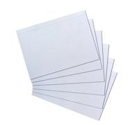 [10621282] herlitz Paquet de 100 fiches bristol, format A4, lignées, blanc