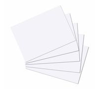 Herlitz-10621308 - fiches, A5, blanc,VE=100