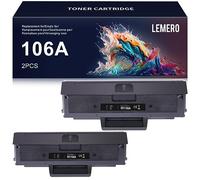 106A Toner Compatible pour HP Laser MFP 137fwg 135wg 107w Noir 2 par Pack